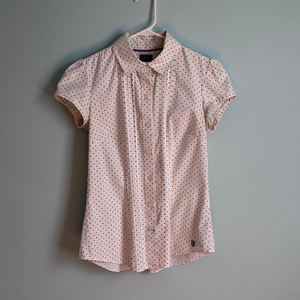 Tommy Hilfiger polka dot blouse